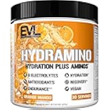 Nutrition HYDRAMINO Complete Hydration Multiplier, All 6 Electrolytes, Vitamin C & B, Fluid Boosting Aminos, Coconut Water, Endurance, Recovery, Antioxidants, 30 Serve, Orange Mango