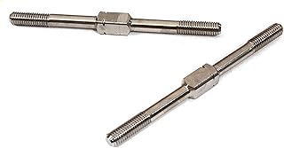 Integy RC Model C29056 Billet Machined Titanium Turnbuckles 3.0mm x 48mm True Size for On-Road/Off-Road
