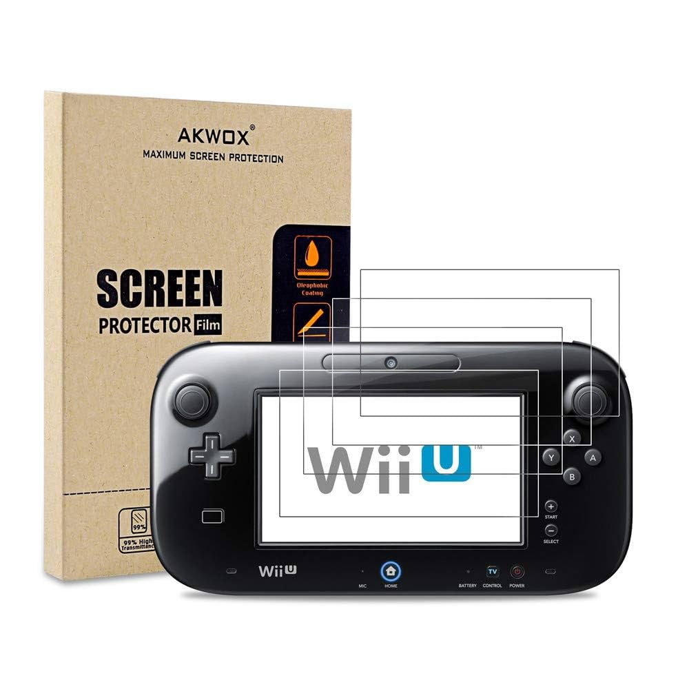 Amazon.com: (Pack of 4) Screen Protector for Nintendo Wii U