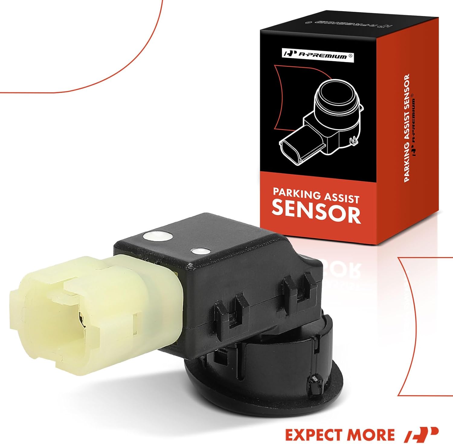 A-Premium Reverse Backup Parking Assist Sensor Compatible with Select Honda Models - CR-V CRV 2007 2008 2009, Replace# 39691SWEZ01ZM