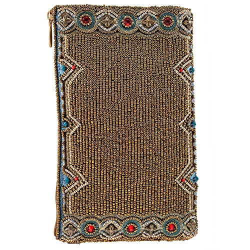 Mary Frances Native Girl Beaded Crossbody Cell Phone Bag with Tribal Design, Multicolor2