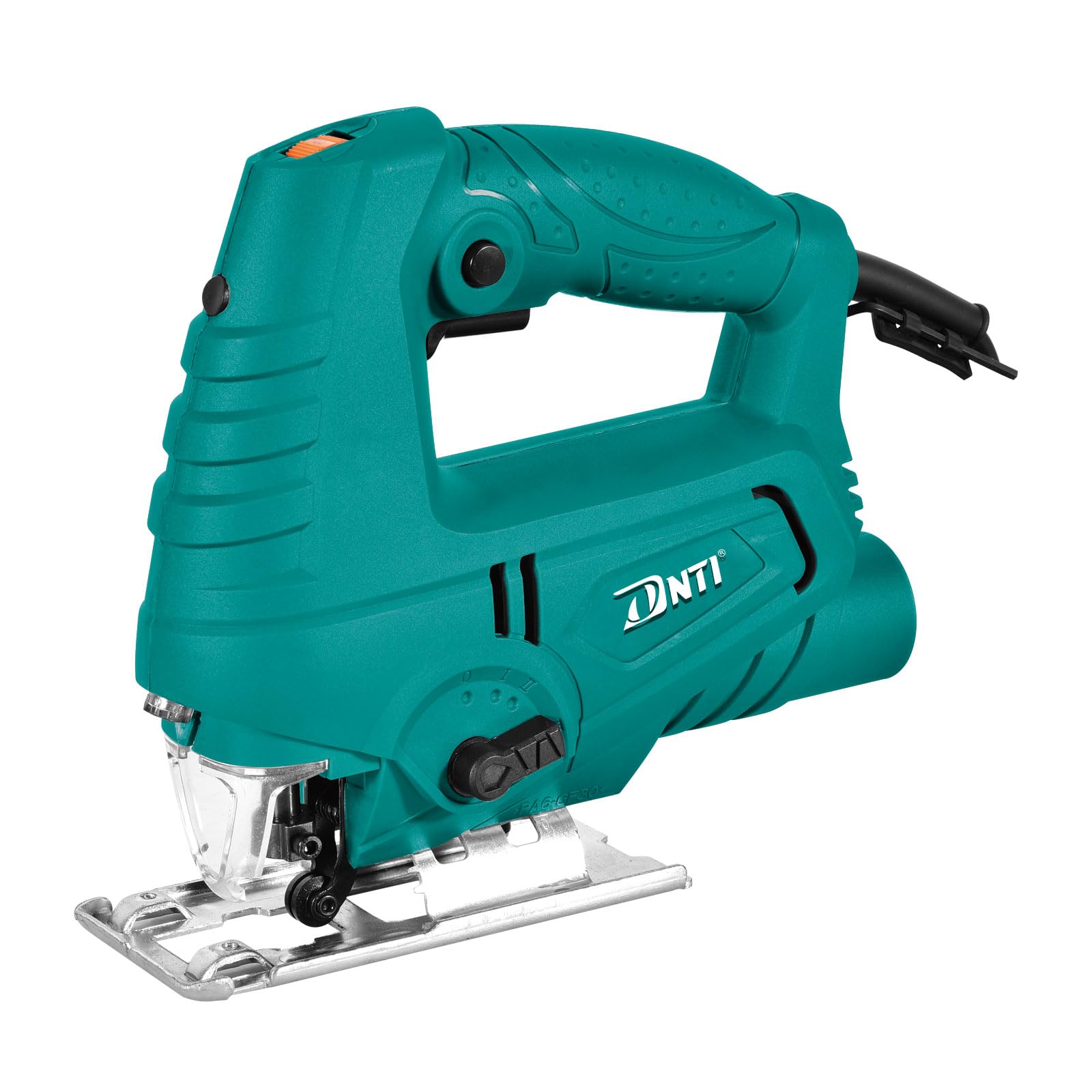 DNTI Sierra de Calar Eléctrica, 600W, 0-3100 r/min, Color Turquesa, para Madera y Materiales Diversos (600, Vatios)