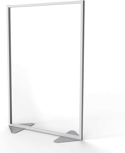 Vista 15 de Ghent Divisor de privacidad para separador de ambientes, pizarra blanca magnética de porcelana, doble cara con marco de aluminio y relleno de panel