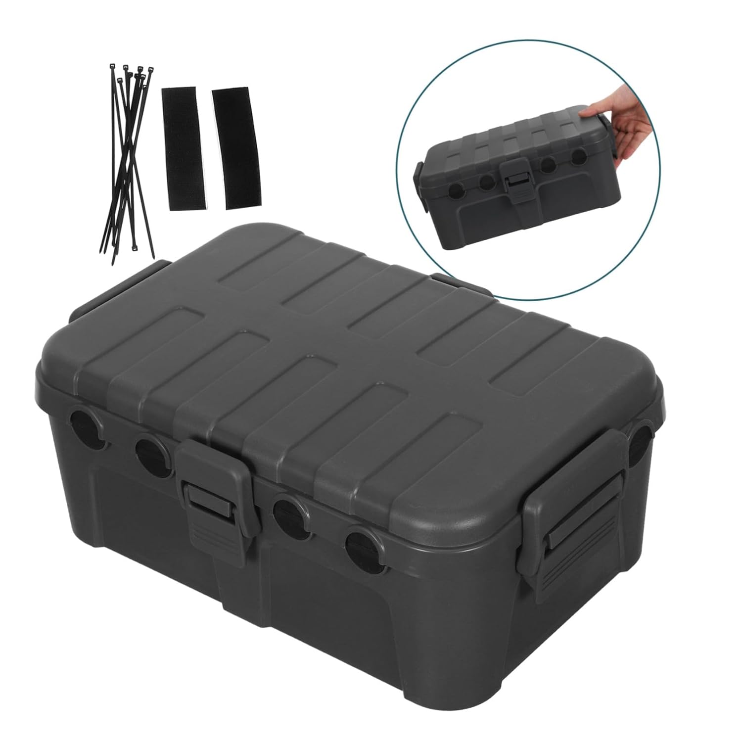 POPETPOP 電源タップ 屋外用 サージ プロテクター カバー 電気 端子 ボックス 耐候性 電気 ジャンクションボックス 防水