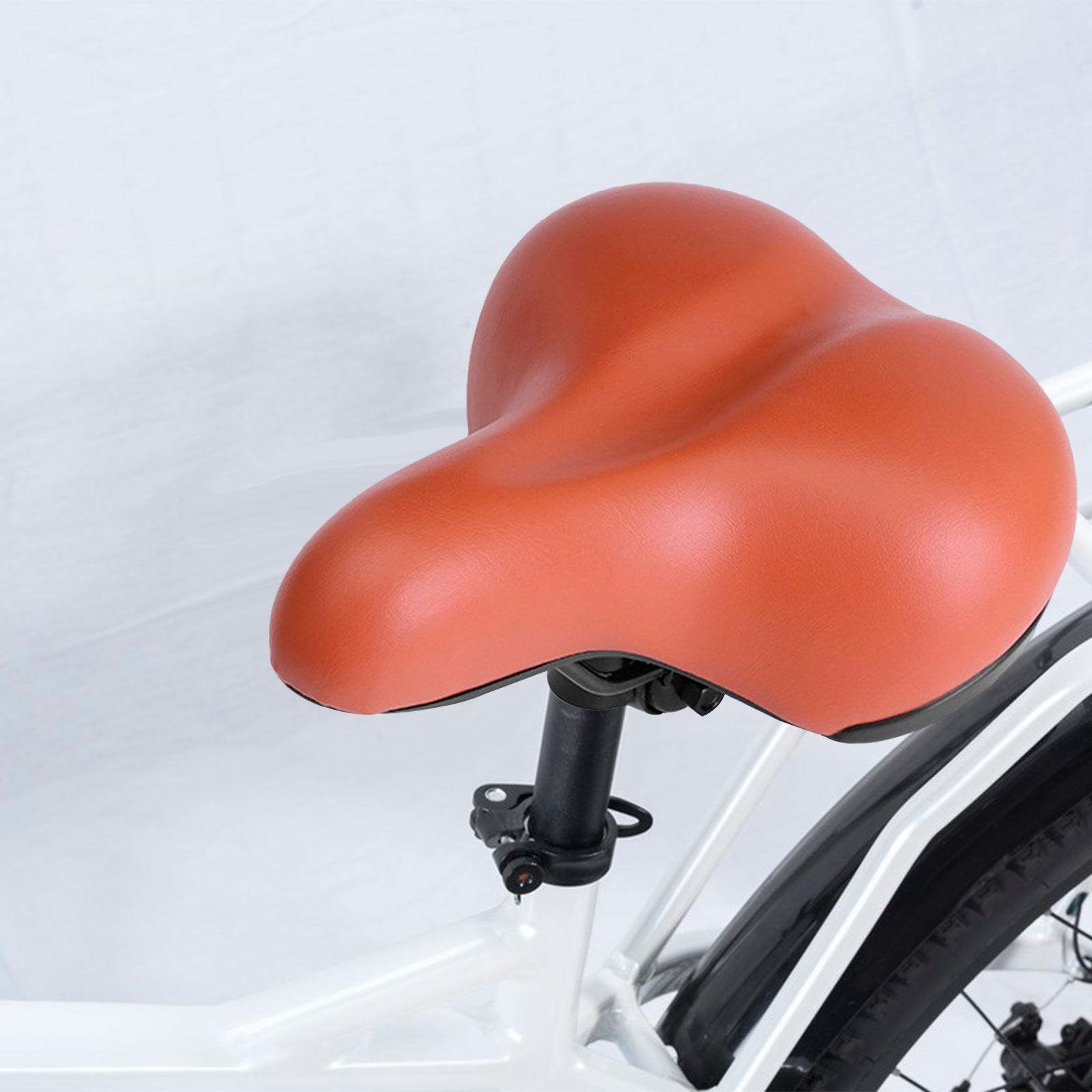 Ampia Sella per Bicicletta, Adatta Sia per Uomo Che per Donna, con Assorbimento degli Urti E Impermeabile, Ideale per Mountain Bike da Strada.