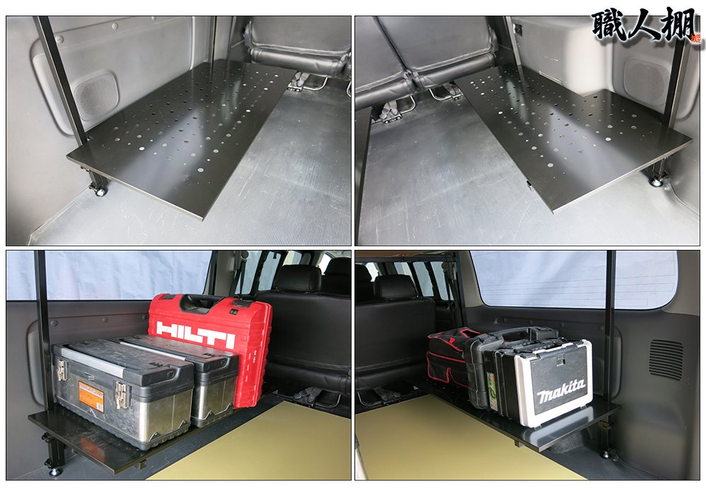 NV350 キャラバン E26 アルミ製サーフボードキャリア 2段タイプ 高さ