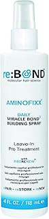 reBOND Hair AminoFixx Leave In Miracle Bond³ Building Spray 4 oz. Repairs, Strengthens & Maintains Hair Bonds - Eliminates Frizz & Reduce Breakage - Color Treated, Dry & Damaged Hair