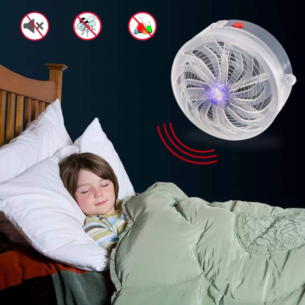 Lampada antizanzare Pannello Solare Lampade antizanzare Lampada UV Lampada da Camera da Letto Lampada da Esterno per Insetti Insetti Lampada Solare antizanzare
