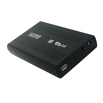 ATORSE USB 3.0 to SATA External 3.5 inch HDD Case Dock Hard Disk HD SSD Box Black