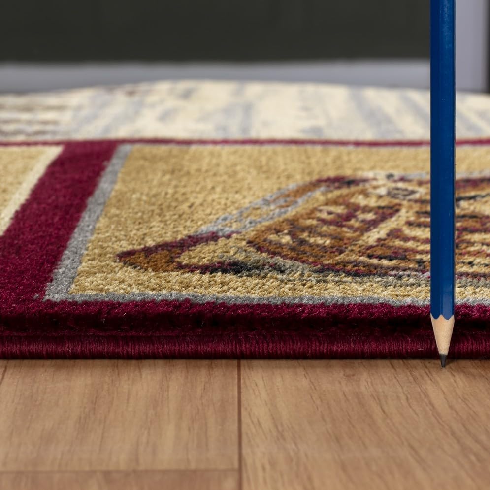 GOWE Nature's Nest GC_CBL3003 Multi 7 ft. 10 in. x 10 ft. 3 in. Lodge Area Rug