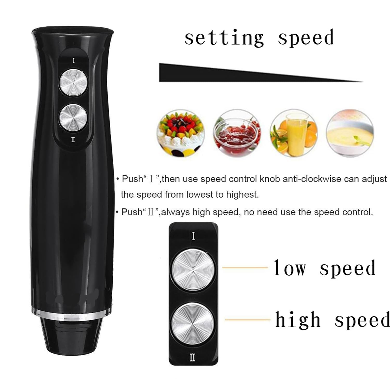 Ręczny Blender, Mocny Silnik 700 W, Wielofunkcyjny Blender Kuchenny, Ostrza Ze Stali Nierdzewnej 304, Narzędzia Do Przygotowywania Jedzenia Dla Dzieci
