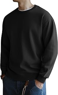 [Kaiyas] トレーナー メンズ レディース スウェット クルーネック 長袖 冬 ゆったり 大きいサイズ 男女兼用 無地 アウター 通勤通学 S-3XL 春 秋