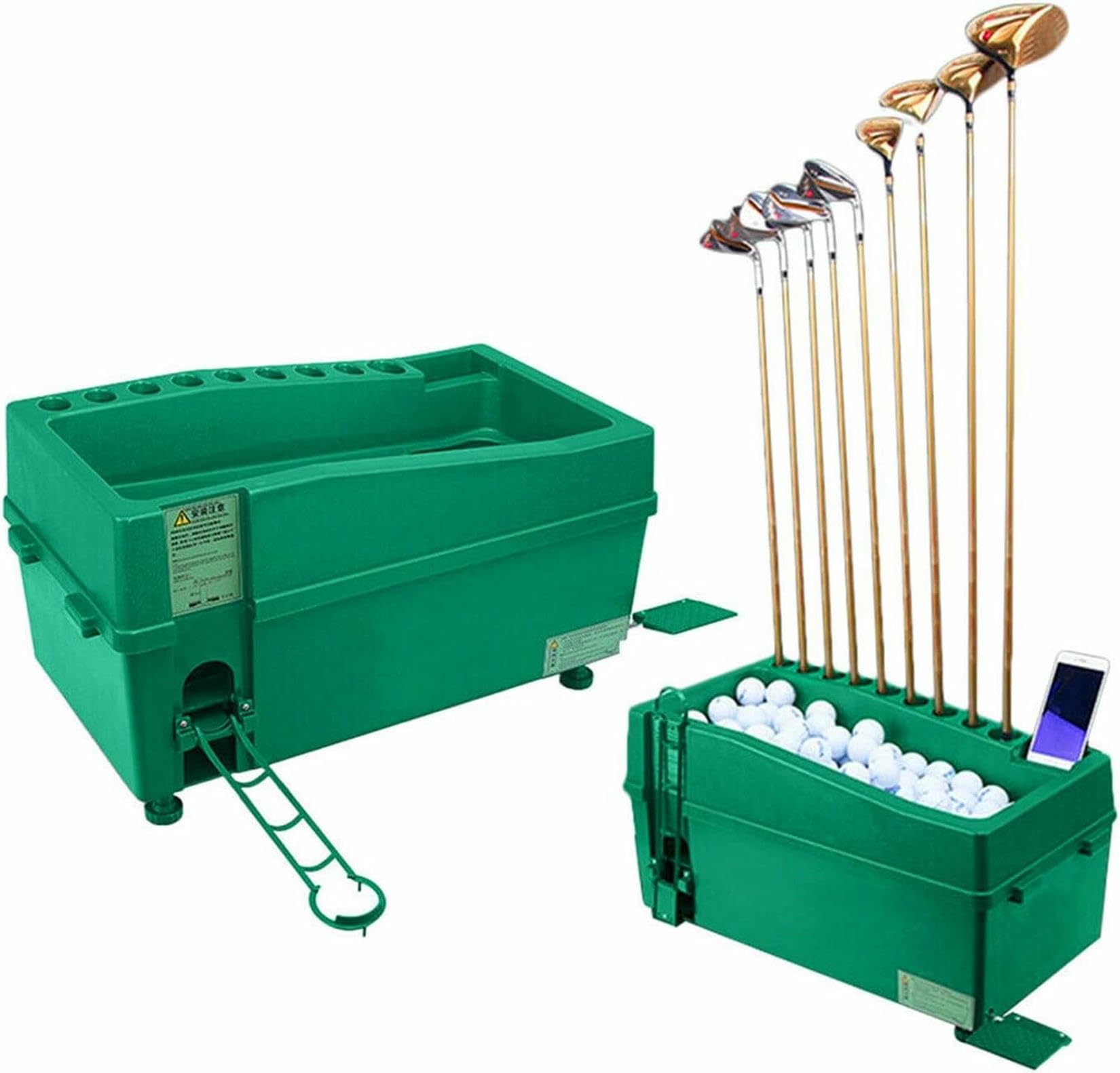 Dispenser per Palline da Golf impotente, Macchina Automatica per Il Tee, Altezza dello Strumento di Allenamento Automatico per la Pratica è Supporto per Pallina da Golf