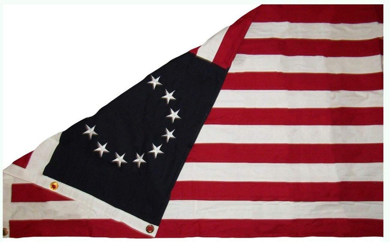Trade Winds 3x5 Ricamato Betsy Ross USA Americano 240D Cucite - Foto 8