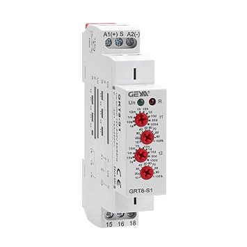 Asymmetric Cycle Timer 1SPDT Relay 16A AC/DC12V-240V Electronic Repeat RelayGRT8-S1,AC/DC12V-240V