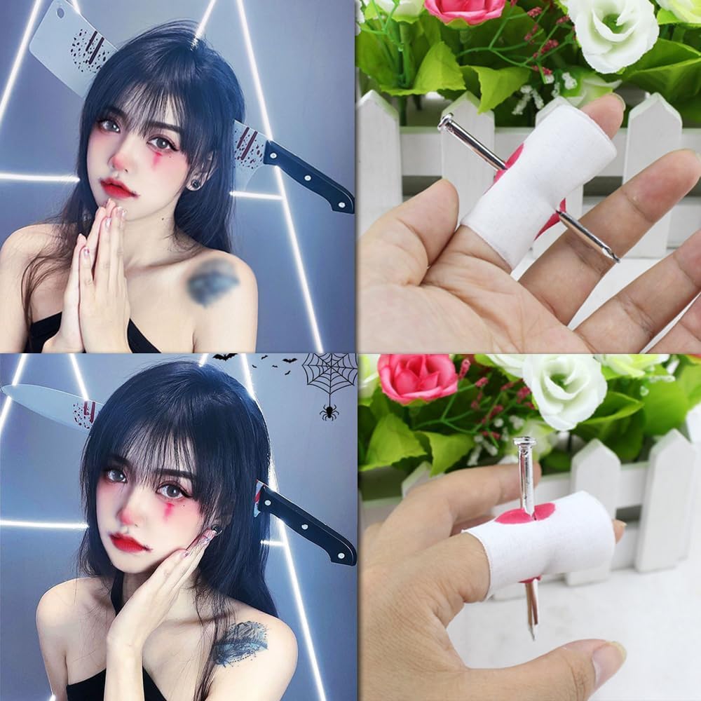 Amazon.co.jp: ハロウィン カチューシャ 3個セット 包丁 鋏 釘 Amazon.co.jp: ハロウィン カチューシャ 3個セット 包丁 鋏 釘