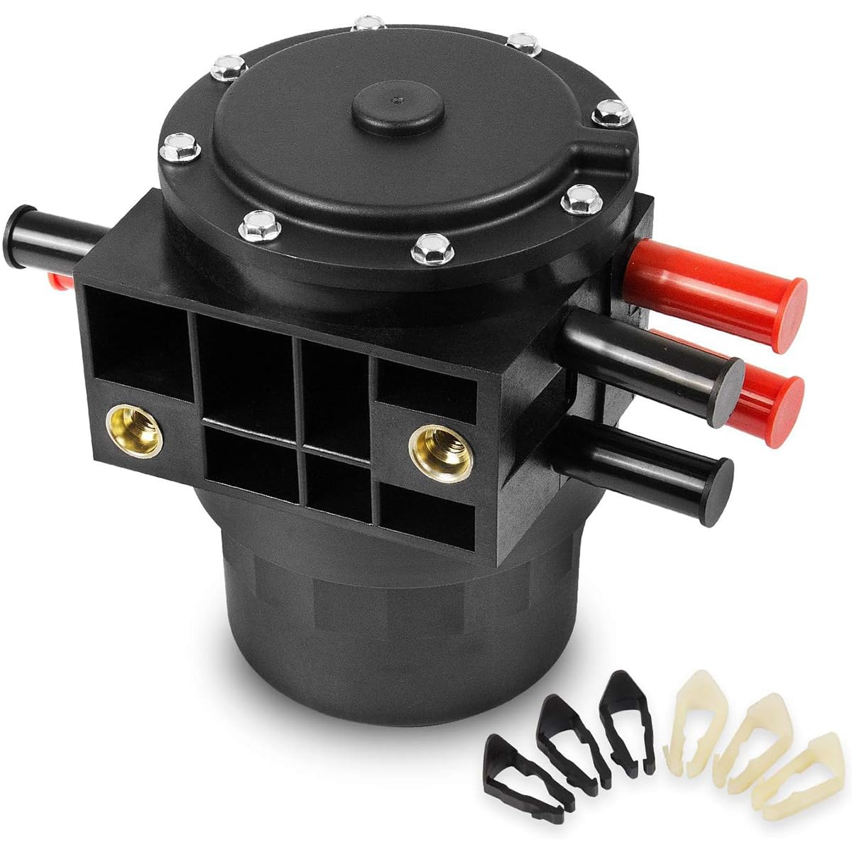 Photo 1 of Superall F1UZ-9B263-B 911-000 Fuel Pump Reservoir Tank Selector Valve Fits for Ford F-150 F-250 F-350 E-150 E-250 E-350 1989-1997 Replace#F1UZ9B263B, 911000