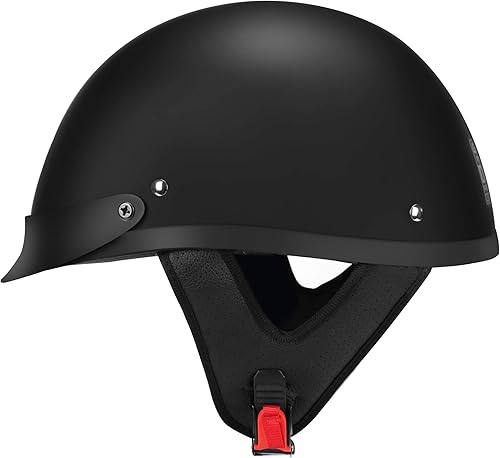 Miniatura 4 de GLX Medio casco M15 negro mate XXL