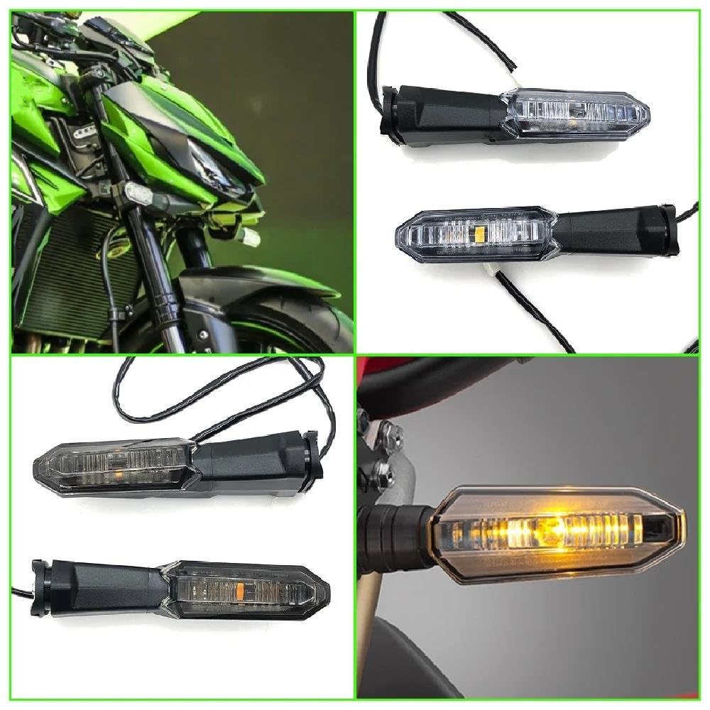 Amazon.co.jp: オートバイ フロント ウィンカー LED インジケーター