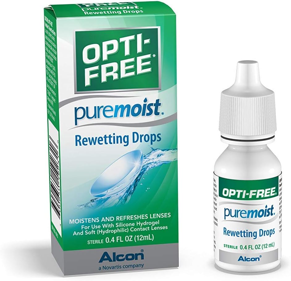 Opti-Free Puremoist Rewetting Drops, 0.4 Oz (Pack Of 1)