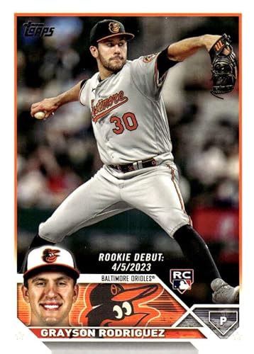 2023 Topps Update #US35 Grayson Rodriguez Rookie Debut Baltimore Orioles