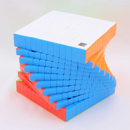 Vista 53 de Bukefuno MoYu Meilong - Cubo de rompecabezas de velocidad 8x8 MFJS 8x8 cubos mágicos Moyu Cube sin calcomanías Meilong 8x8x8 Cubing Classroom MF8