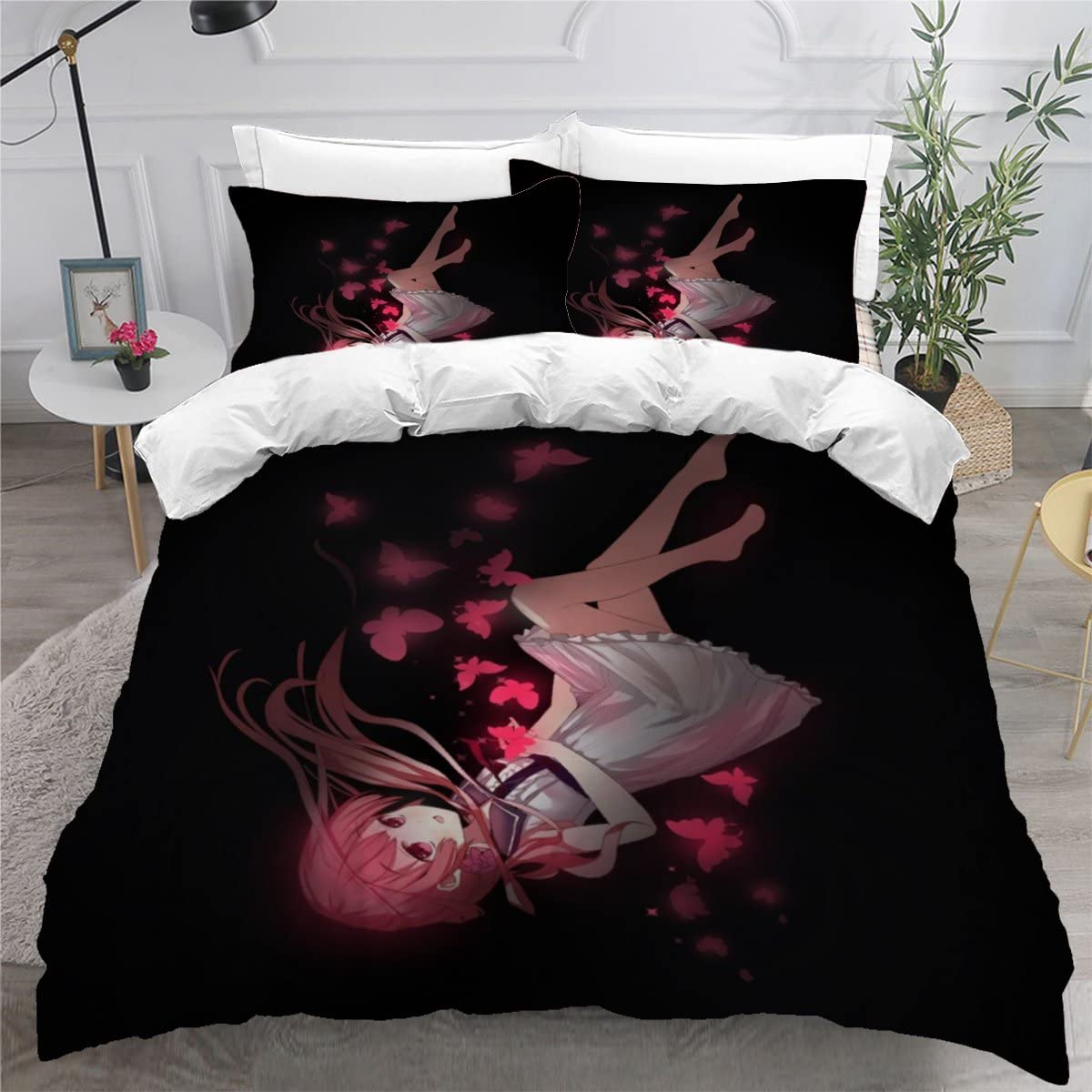 Parure de lit 2 personnes au motif ciel étoilé 3D pour transformer l'ambiance de votre chambre