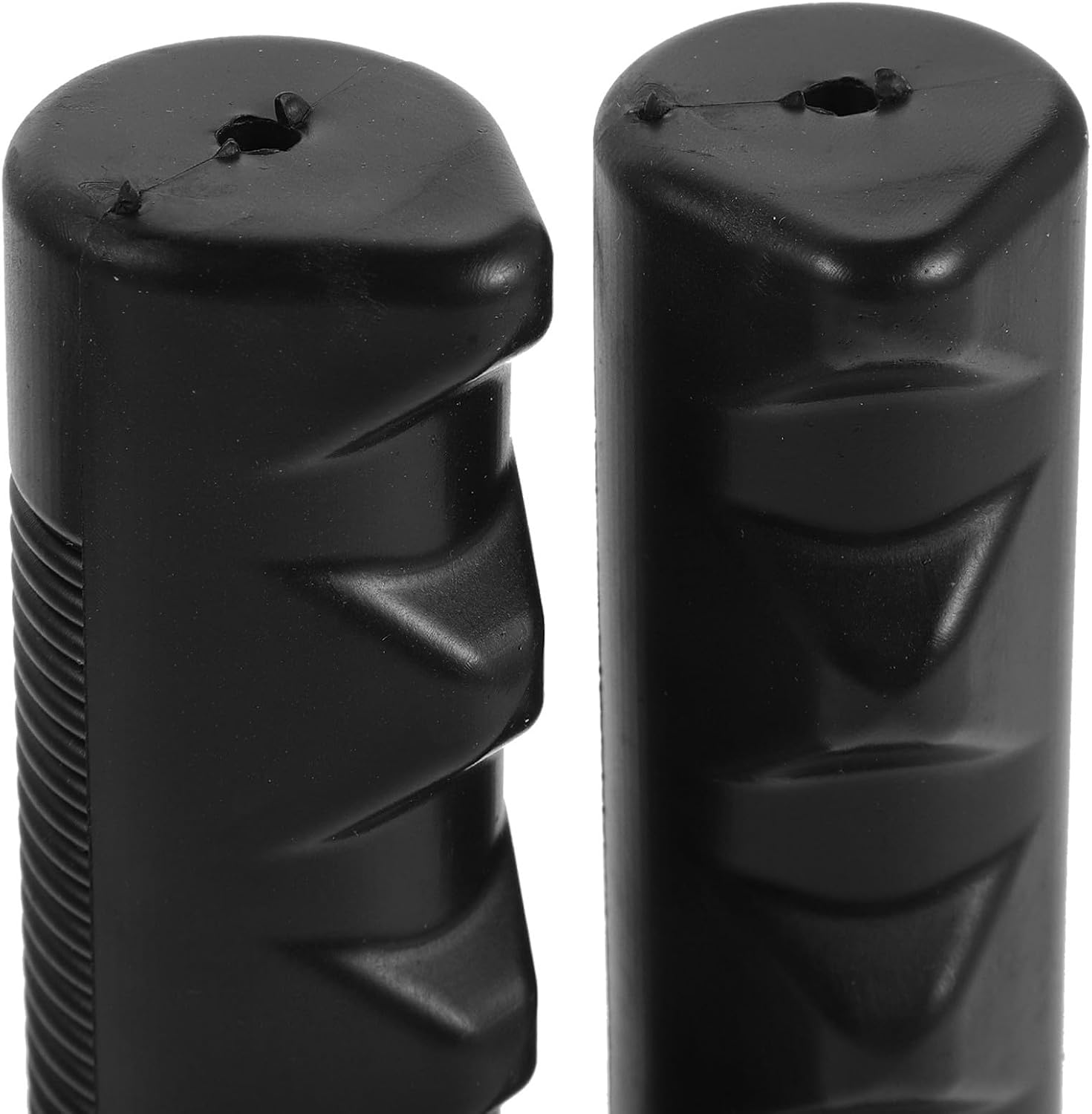 GANAZONO 2 Pairs Replacement Walker Hand Grips, Universal Rubber Anti-Slip Handlebar Covers with Textured Surface and Double-Layer Wraparound Structure for Rollator Handles and Walker