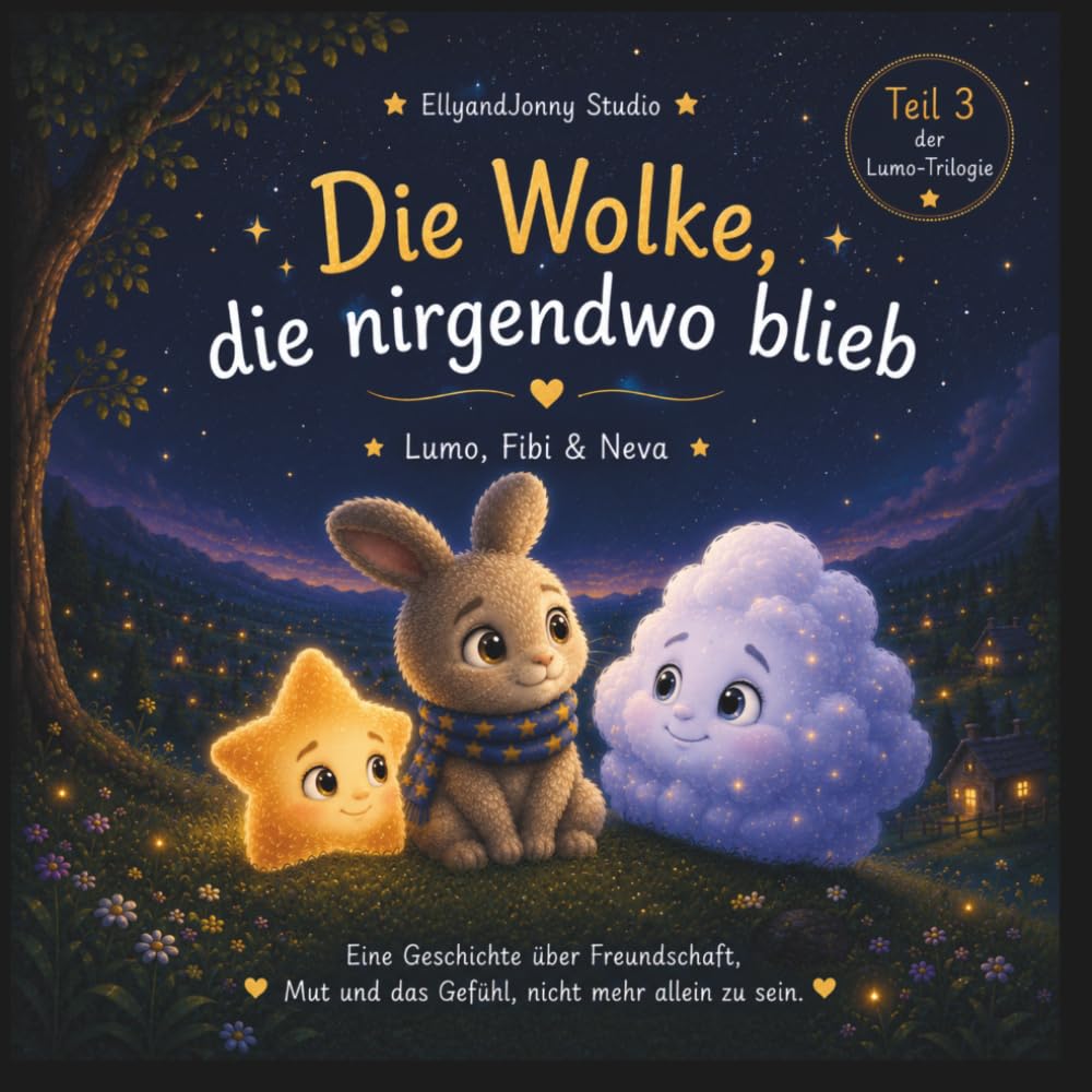 Die Wolke, die nirgendwo blieb: Kinderbuch über Freundschaft, Gefühle und Mut | Bilderbuch ab 3 Jahren: Emotionales Vorlesebuch für Kinder ab 3 Jahren ... Gefühle und Geborgenheit (Die Lumo-Trilogie)