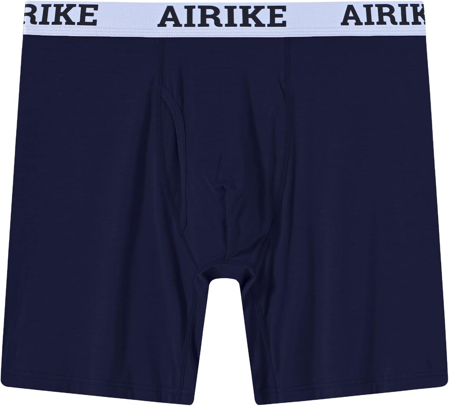 AIRIKE Boxer Briefs Men Pack Long Leg Soft Black Underwear Big Size and Tall Underpants - Image 6