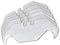 CRAFTSMAN Hook Utility Knife Blades, Carbon Steel 3/4-in, 5-Pack - Roofing, Carpet, Packaging Cutter (CMHT11146)