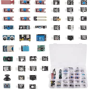 updated 45 in 1 sensor module starter kit for arduino... #fepart for arduino 45 in 1 Sensors Modules Starter Kit Better Than ...