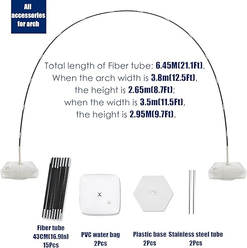 Miniatura 2 de Kit de arco de globos grande con base pesada, gran cumpleaños, Navidad, decoración de fiesta de Año Nuevo, se utiliza para hacer una guirnalda de