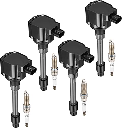Vista 172 de BDFHYK Paquete de bobinas de encendido y bujías de iridio compatibles con Acura RSX Honda Accord Civic CR-V Element repuesto para UF583 UF311
