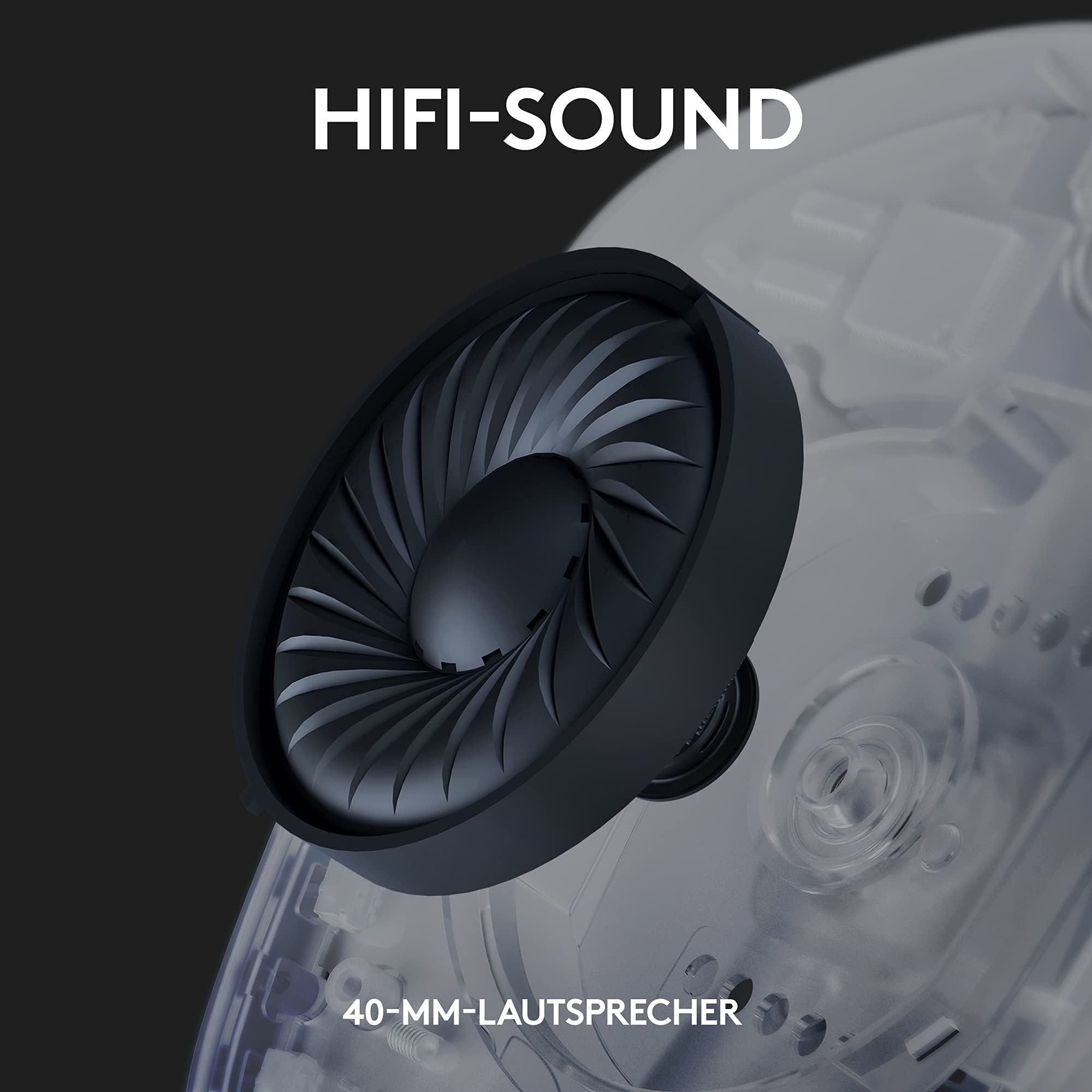 Logitech Gaming G435 LIGHTSPEED WRLS G CUFFIA BIANCO - EMEA