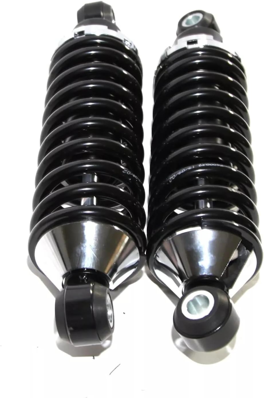 Universal Rear Shock Damper, Adjustable Rear Street Rod Coil Over Shock Coilover w/350 Pound Black Coated Springs