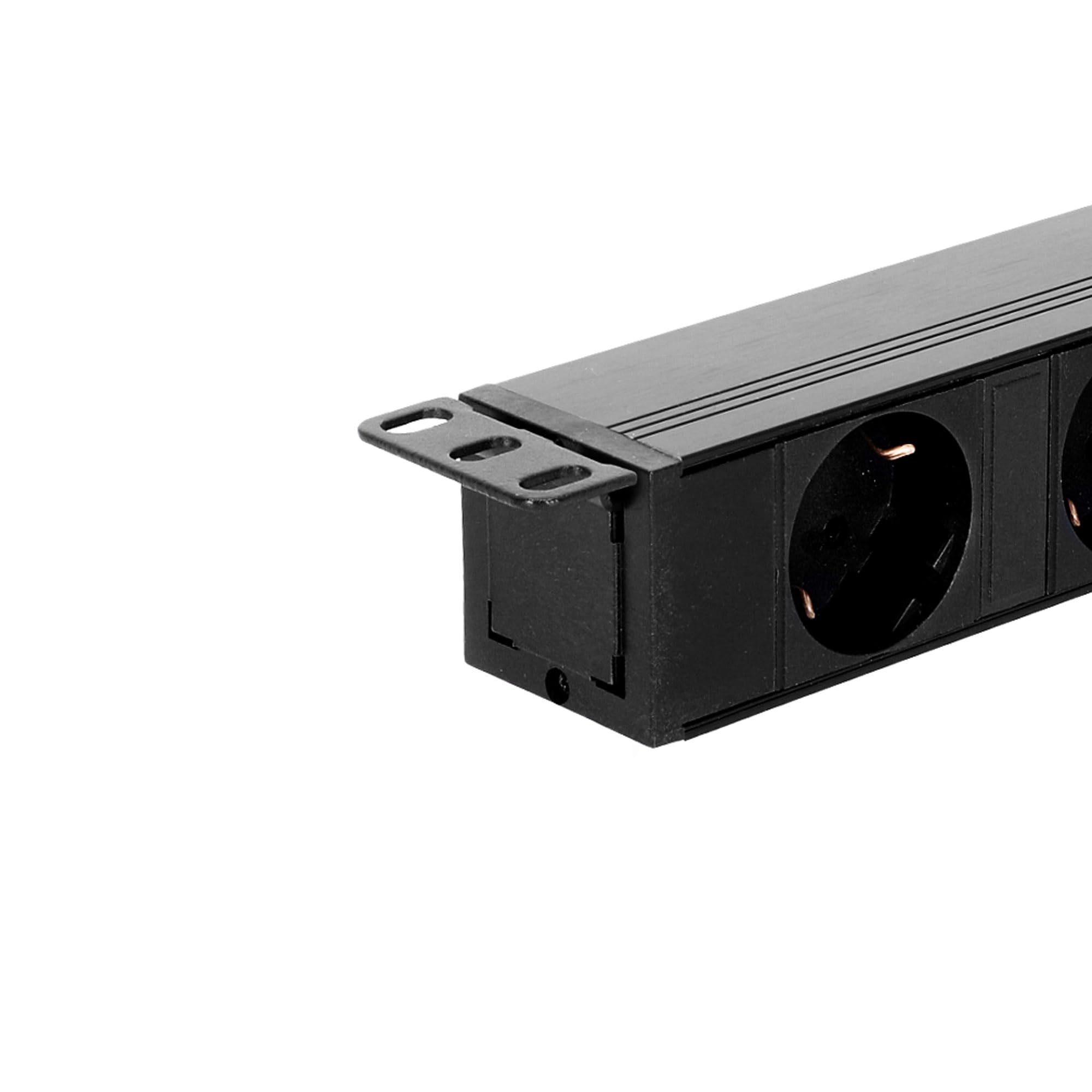Adam Hall Cables 87470 - Base de Enchufes 4 Tomas Schuko