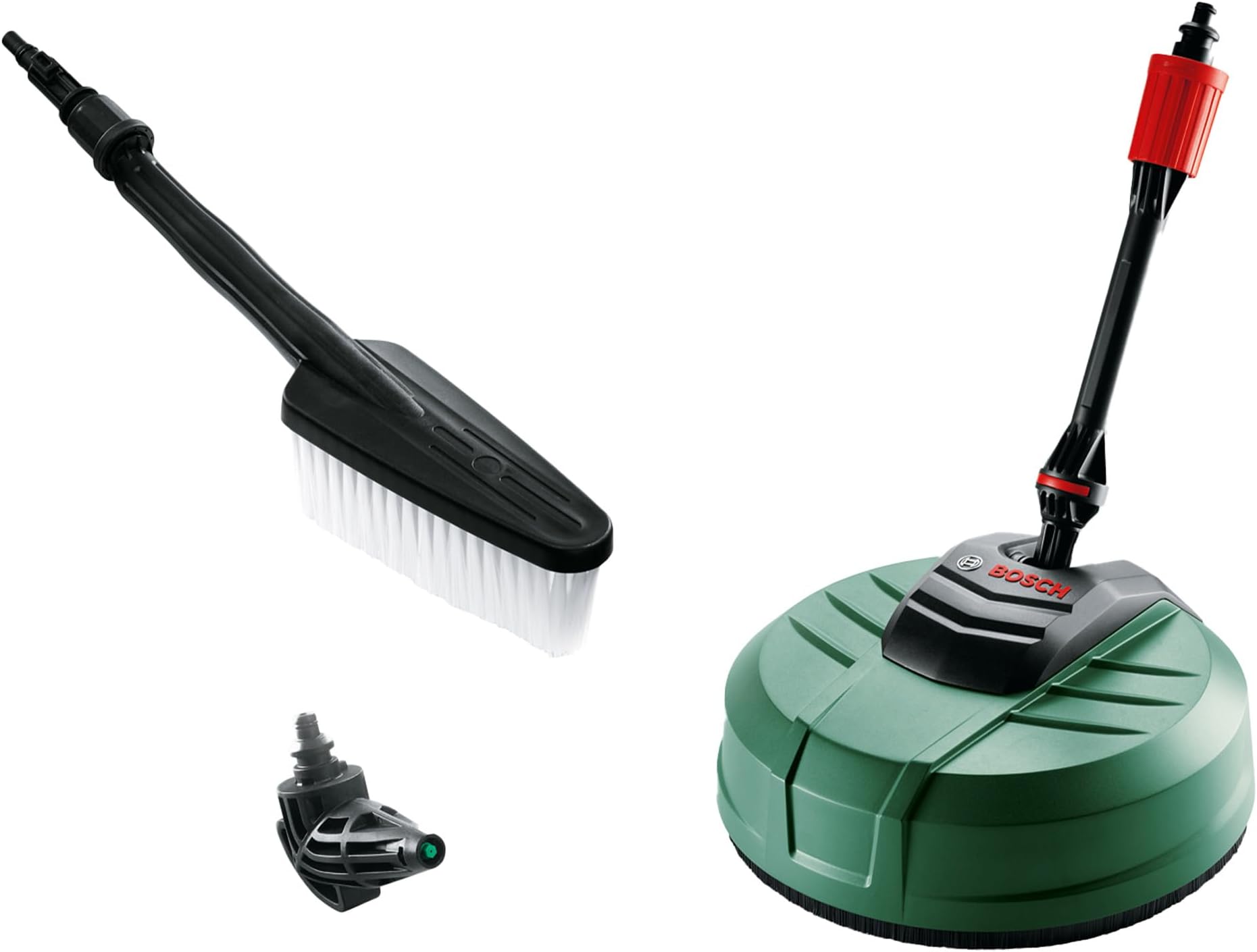 Home and Car Cleaning Kit, All-Round Cleaning Kit for Patio and Car, Wash Brush, 90° Nozzle, Patio Cleaner, Reaches Hard-to-Reach Areas, Accessories for Aquatak Pressure washers