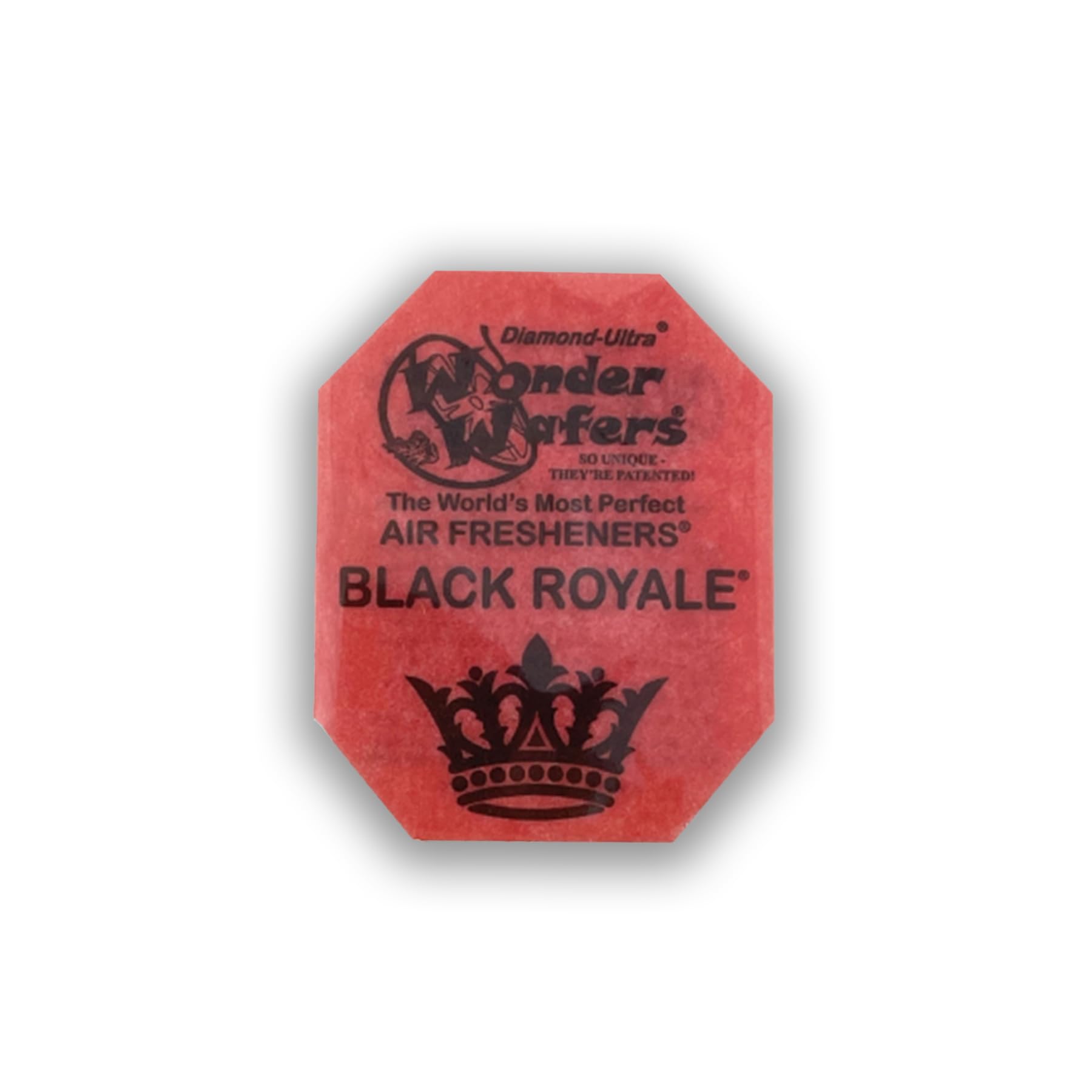 Wonder Wafers - Diamond-Ultra Scented Car Air Fresheners - Individually Wrapped (15 Per Pack) (Black Royale)