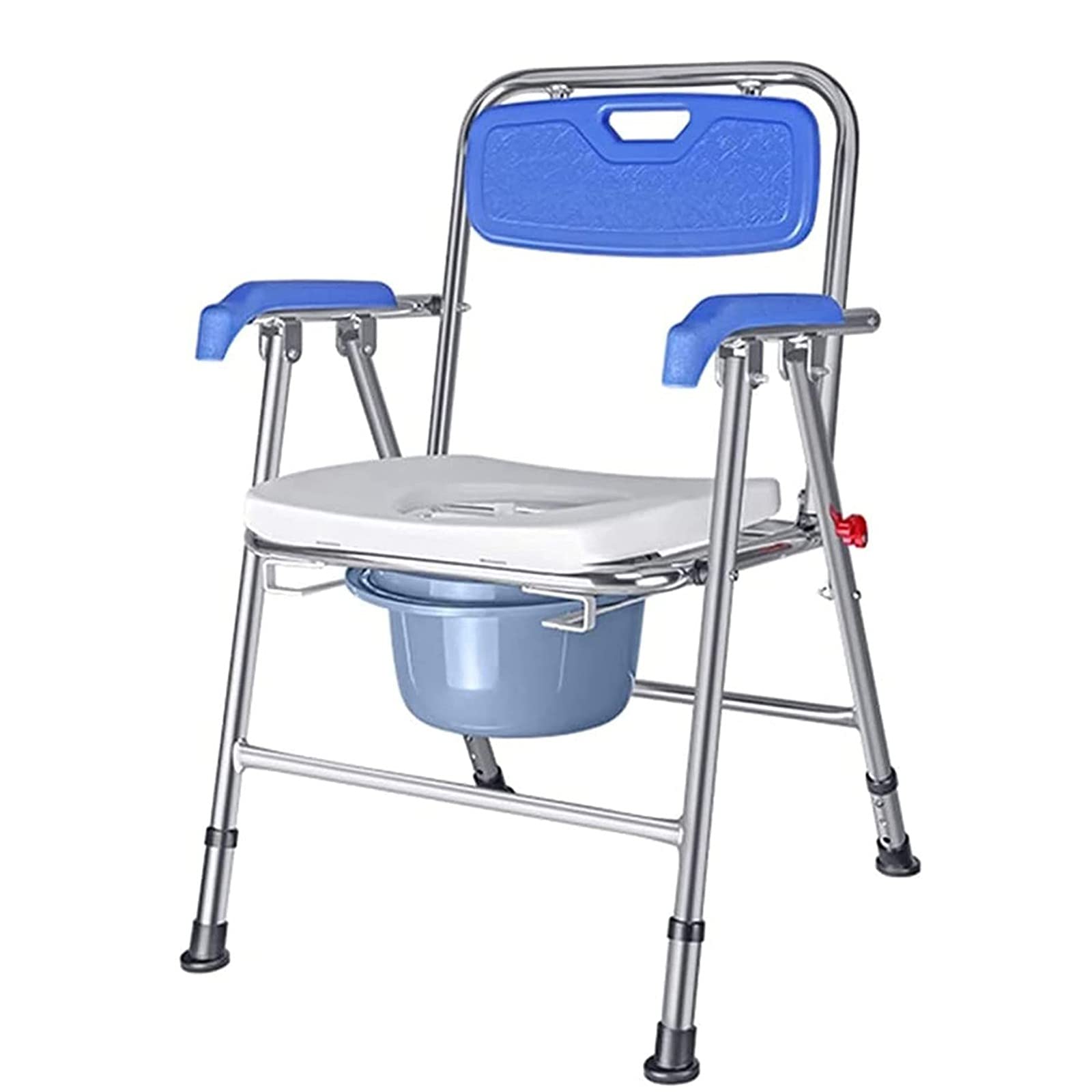 Buy Adult Bedside Commode Toilet Chair, with Removable Bed Pan Portable