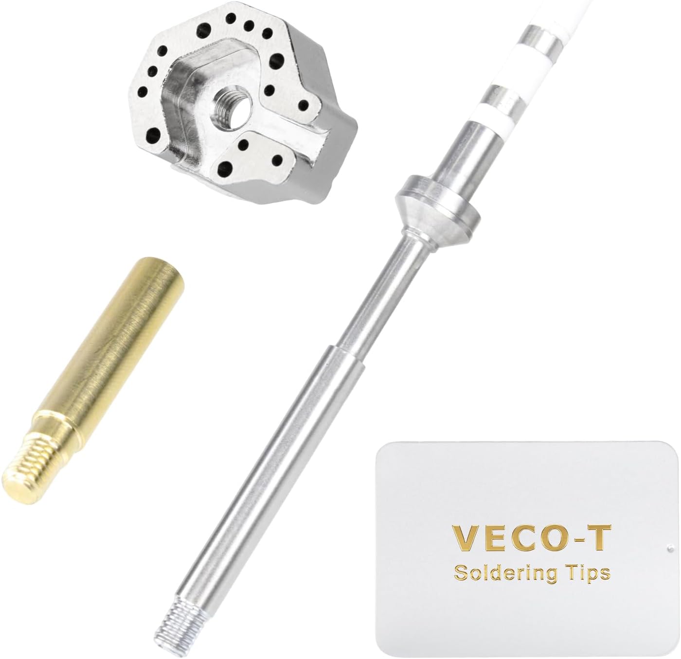 TS100丨900M Soldering Tip-M5 Joystick Desoldering Tip Set with Adapter,Made of Copper, for P4 P5 xbox Switch Controller Repair,Thermal Conductivity Tip with Precision Alignment