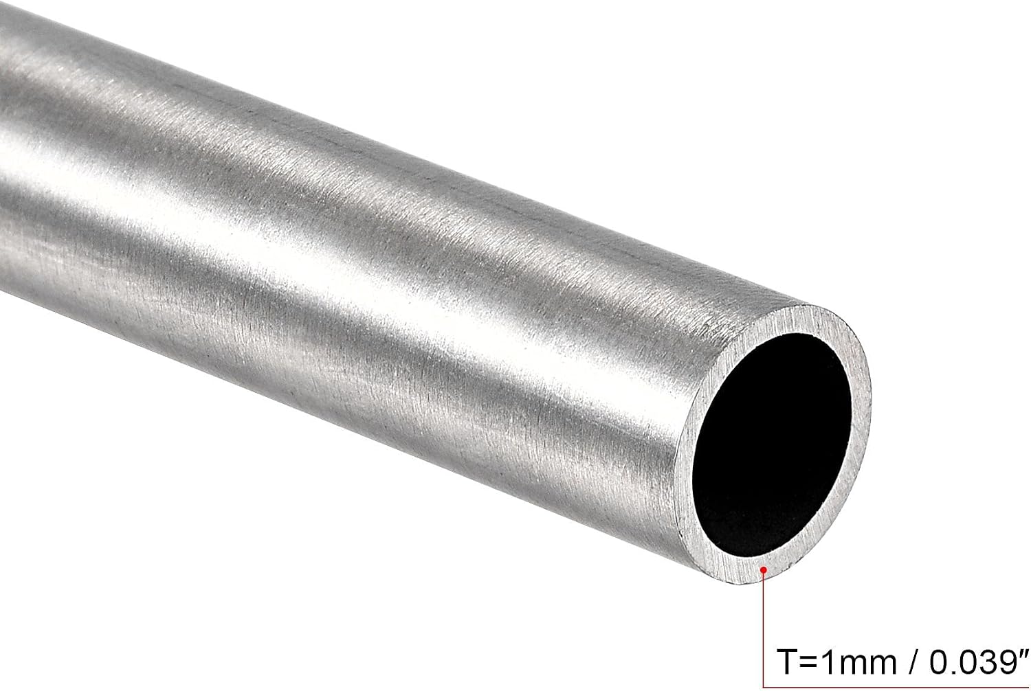 sourcing map 304 Stainless Steel Round Tube 10mm OD 1mm Wall Thickness 250mm Length 3 Pcs, 10mm x 1mm x 250mm - Image 4