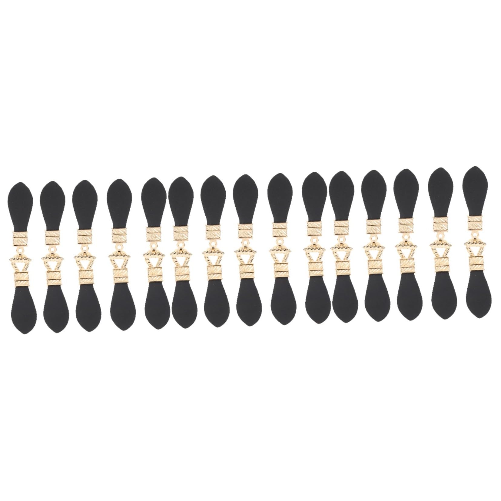 NUOBESTY 15paia Fibbia Pu Per Cinture e Cappotti Di Chiusure Per Abbigliamento Pelle Sintetica Accessori Per e Chiusura Per Cappotto e Giacca Design Semplice e Resistente Elegante