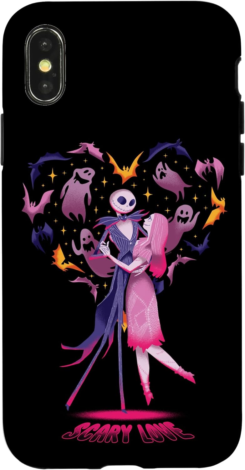 Disney The Nightmare Before Christmas Jack Sally Scary Love Case for iPhone 14