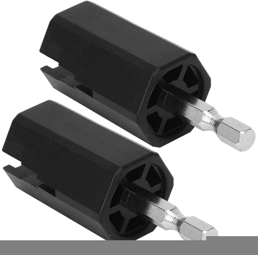 2PCS Guitar Electric Drill Bit String Peg Winder, String Winder Tuning Peg Puller Guitar Repair and Maintenance Tool Playing Accessories