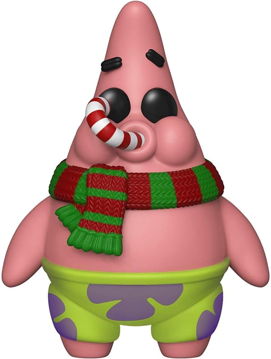 Funko Pop Animation: Spongebob Squarepants- Holiday Patrick Collectible Figure, Multicolor