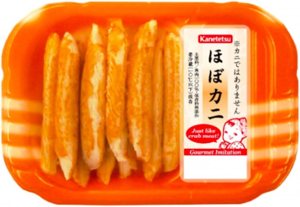 Imitation Crab Leg Meat Gourmet Japanese Surimi 3.17oz