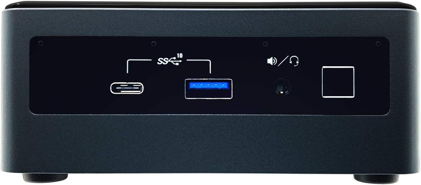 Intel NUC NUC10i7FNH Ultra Small Mini PC 10th Gen Intel 6-Core i7-10710U up to 4.70 GHz, Wi-Fi + Bluetooth, Intel UHD Graphics,