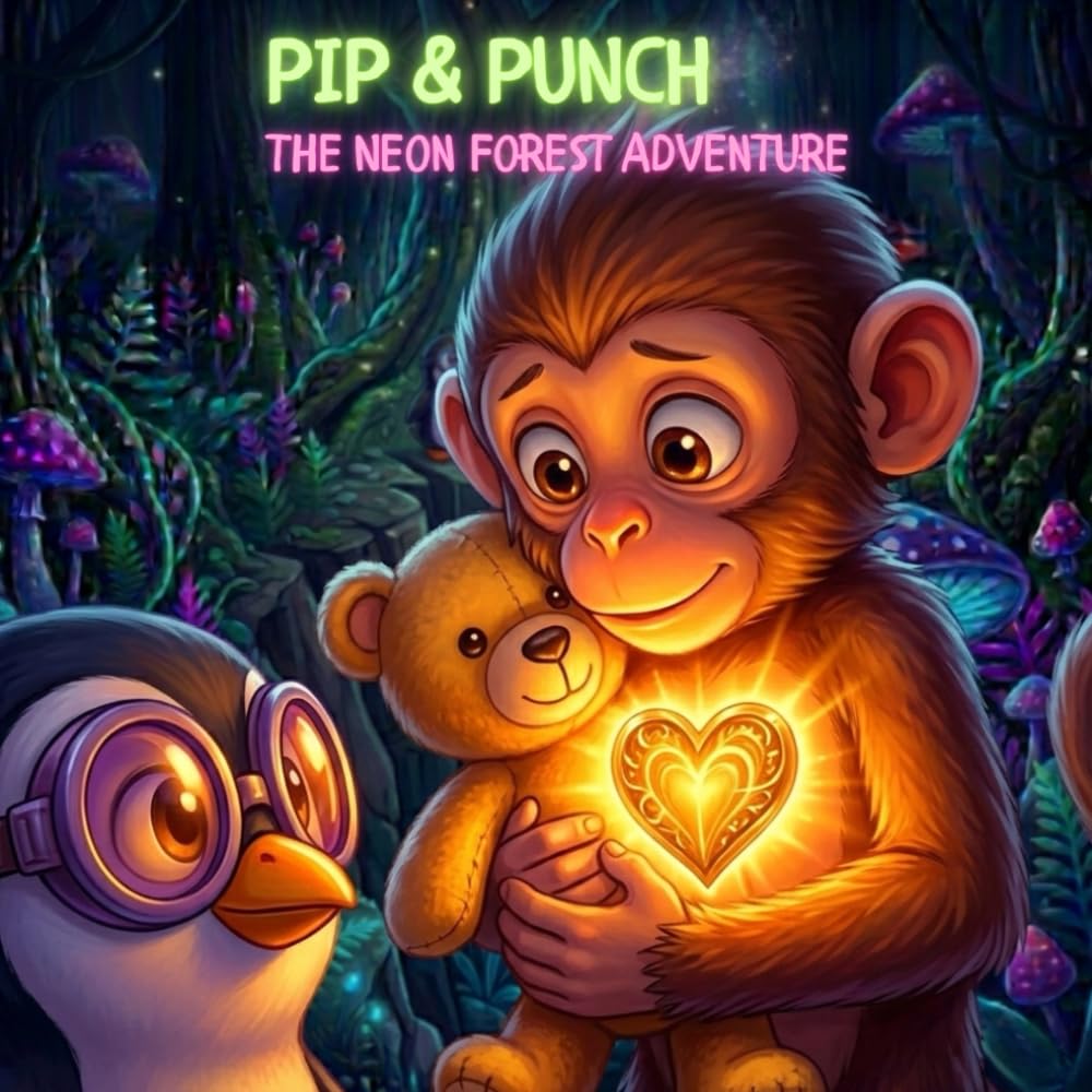 Pip and Punch : The Neon Forest Adventure: Punch and PIP's first Adventure : Story Book |8.5 x 8.5| 48 -page children’s storybook