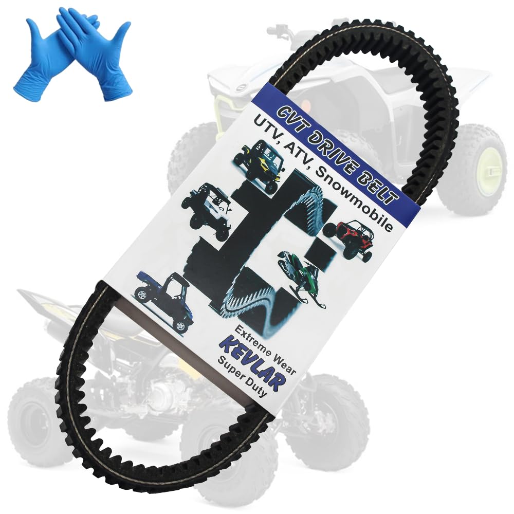 Replace 5GH-17641-00-00 SUKECA Clutch Drive Belt Fits for Yamaha Grizzly 400 Grizzly 450 2007-2014 Kodiak 400 Kodiak 450 2000-2006 Rhino 450 2006-2009 Wolverine 450 5GH-17641-10-00 3C2-17641-00-00